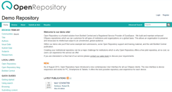 Desktop Screenshot of demo.openrepository.com