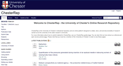 Desktop Screenshot of chesterrep.openrepository.com
