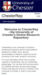 Mobile Screenshot of chesterrep.openrepository.com