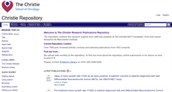 Desktop Screenshot of christie.openrepository.com